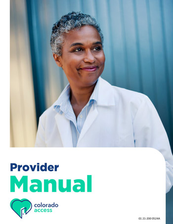 Cover image for the Colorado Access Provider Manual